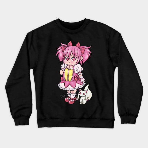 The Sadness of a Magical Girl Crewneck Sweatshirt by The Asylum Countess